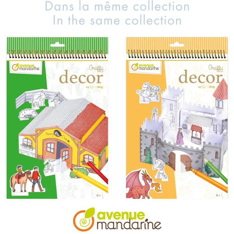 Graffy Décor, Château de chevaliers - Jaune