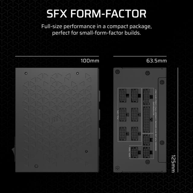 Corsair SF1000 strømforsyning (1.000W)
