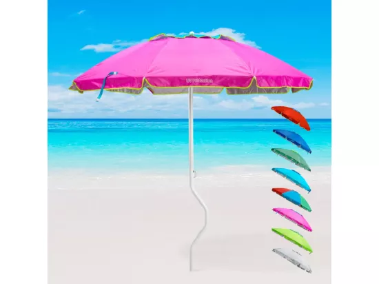 Parasol de plage léger visser protection UV 220 cm Solis