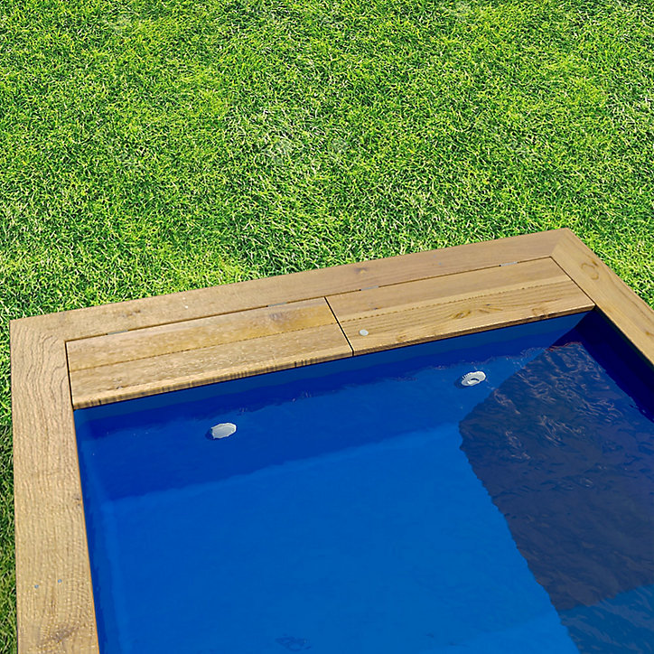 Piscine hors sol bois rectangulaire Procopi Pooln Box Junior h.0,76 m