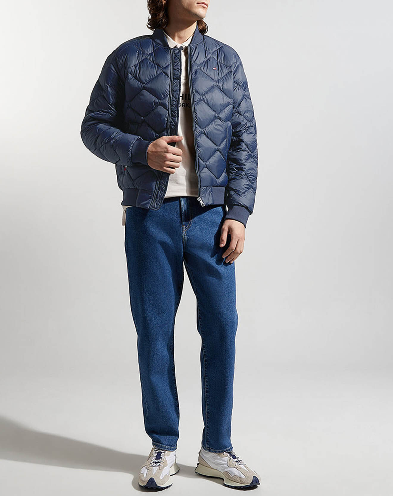 Tommy Hilfiger Blouson bomber matelassé bleu marine