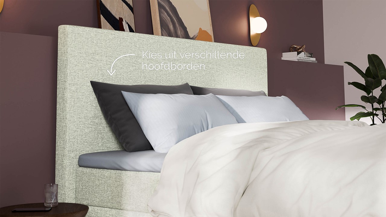 Boxspring Emerald - Bold touch natural