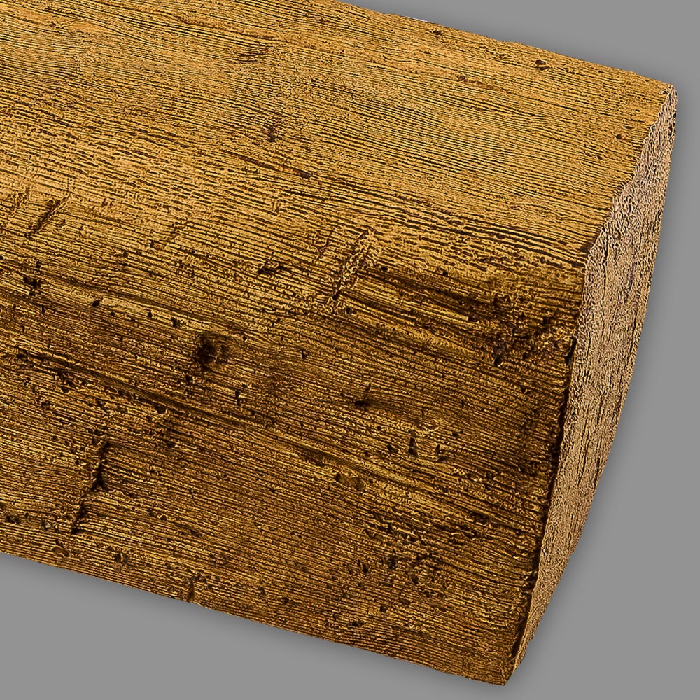 Plafondbalken, imitatie eikenhout, 20 x 13 cm, lengte 2 m, lichtbruin