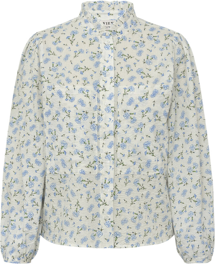 A-VIEW Tiffany shirt White/blue
