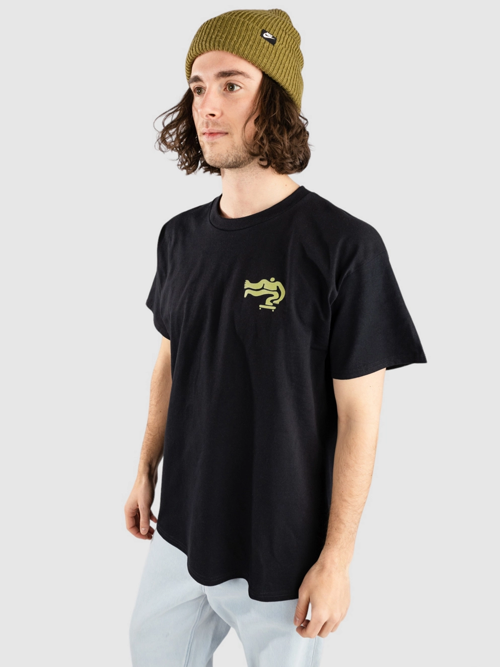 Autumn Headwear Roll T-Shirt black
