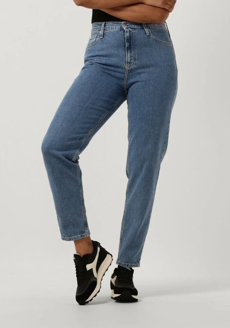 CALVIN KLEIN blauwe calvin klein mom jeans mom jean