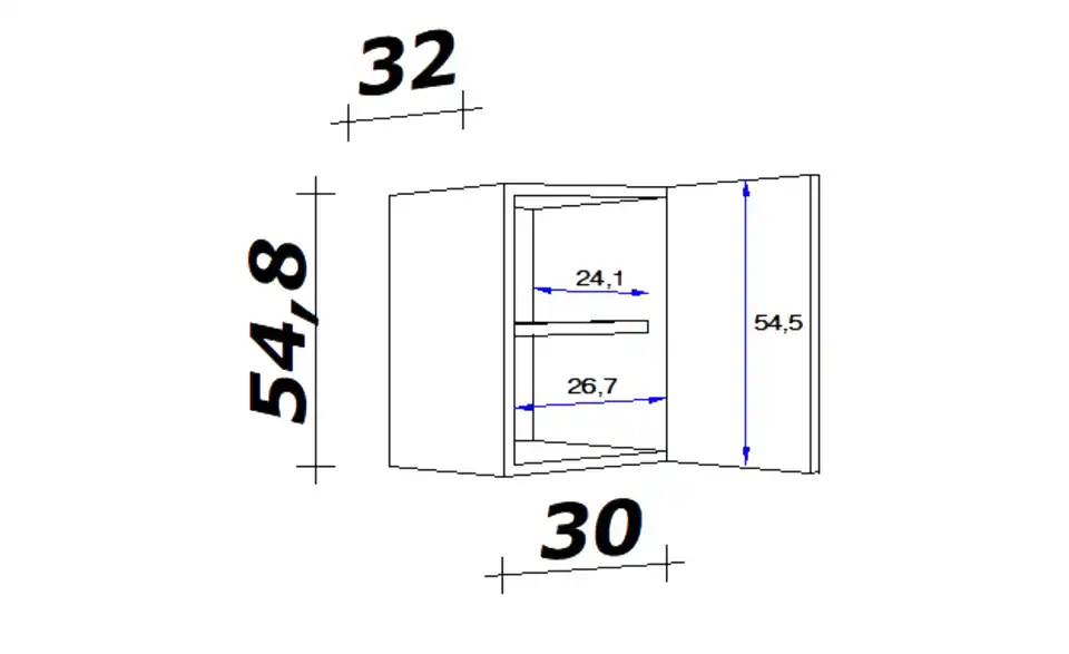 Hängeschrank Ede 30 cm