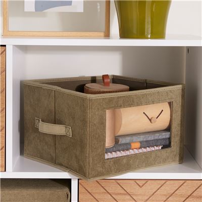 Boîte de rangement velours