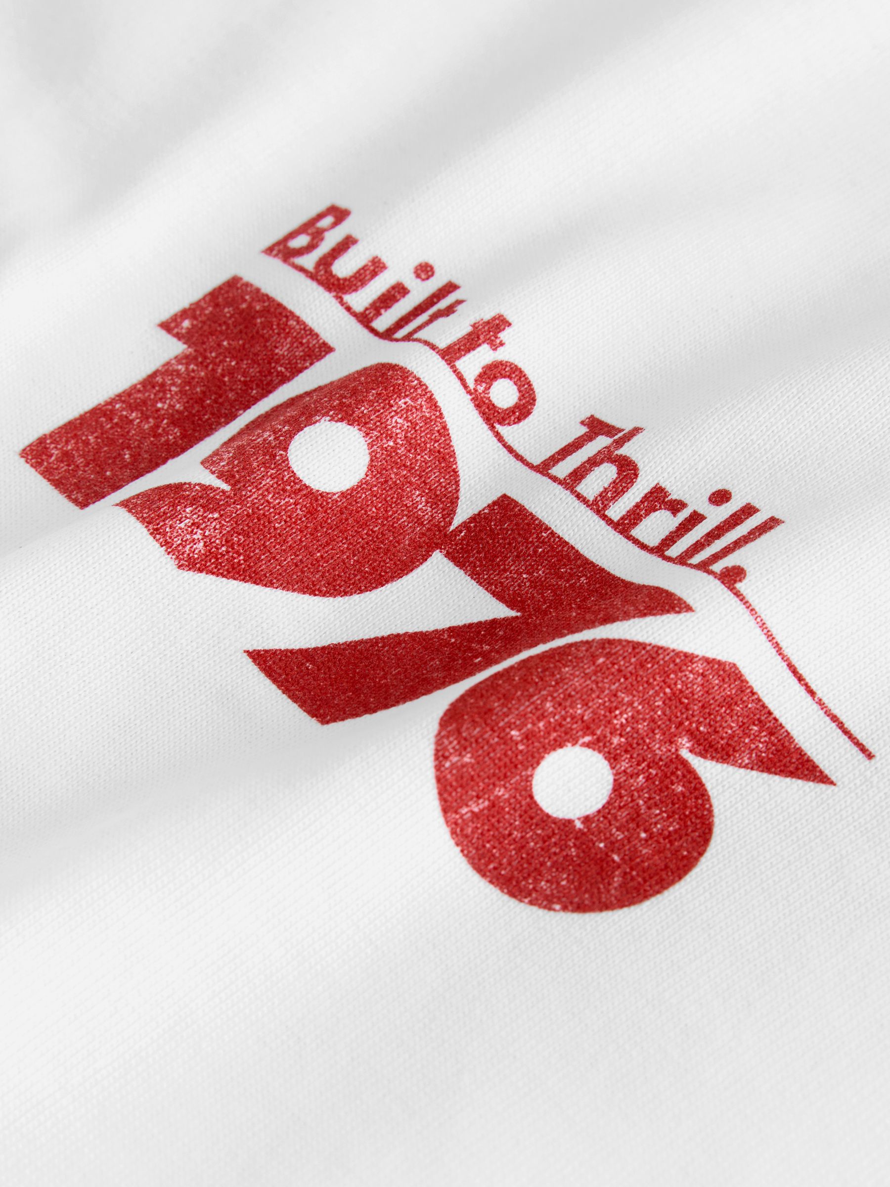 Wit - Hot Hatch T-shirt met autoprint