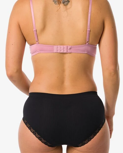 hipster femme sans coutures côte noir