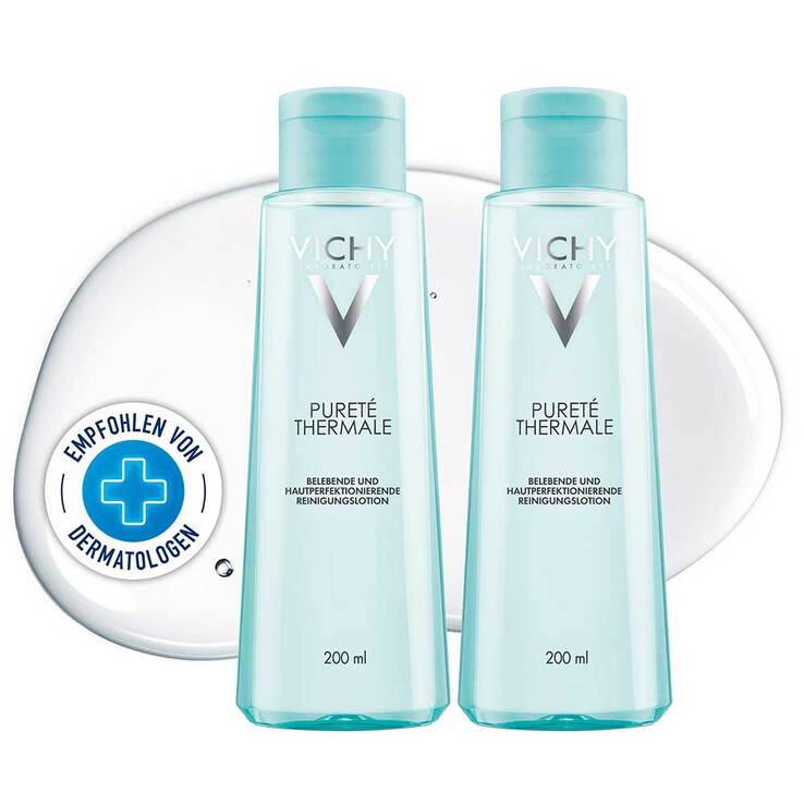 Vichy Purete Thermale Reinigungslotion Doppelpack, 2X200 ml
