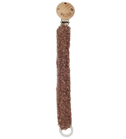 Smallstuff Schnullerketten - Wolle - Rose Brown