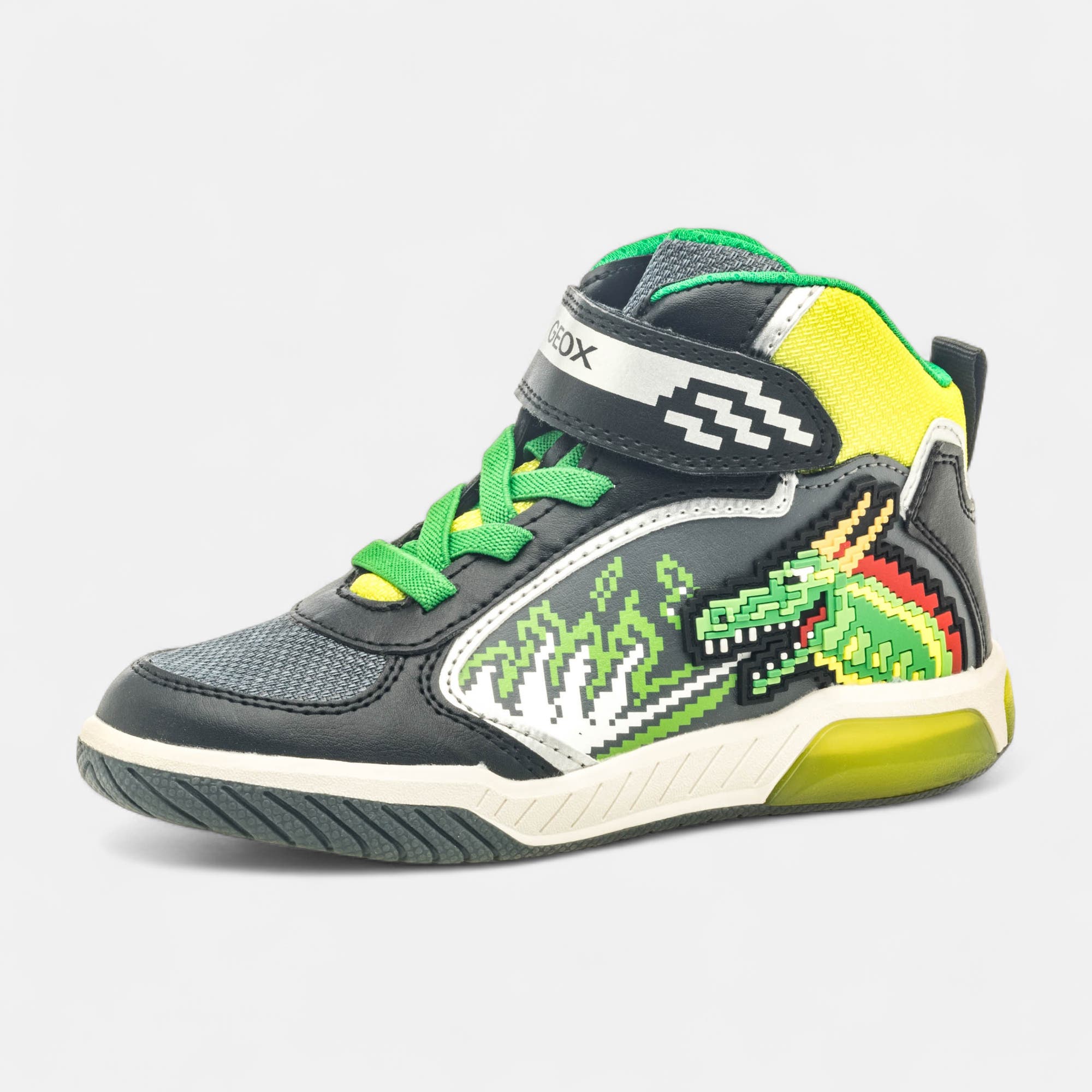 Baskets hautes Garçon vert