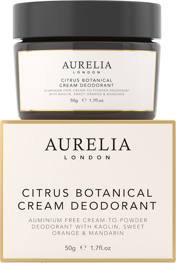 Aurelia London Citrus Botanical Cream Deodorant 50g