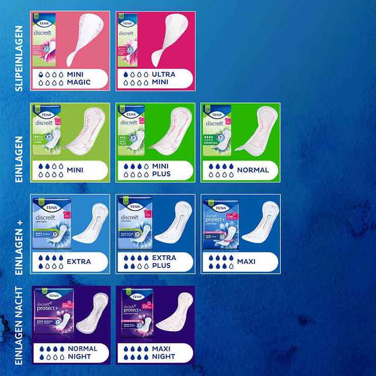 TENA® discreet Lady Pads Extra bei Inkontinenz, 20 St