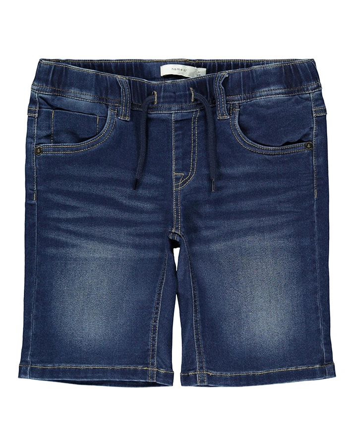 Sweat-Jeansshorts NKMRYAN DNMTHAYERS 3454 in dark blue denim