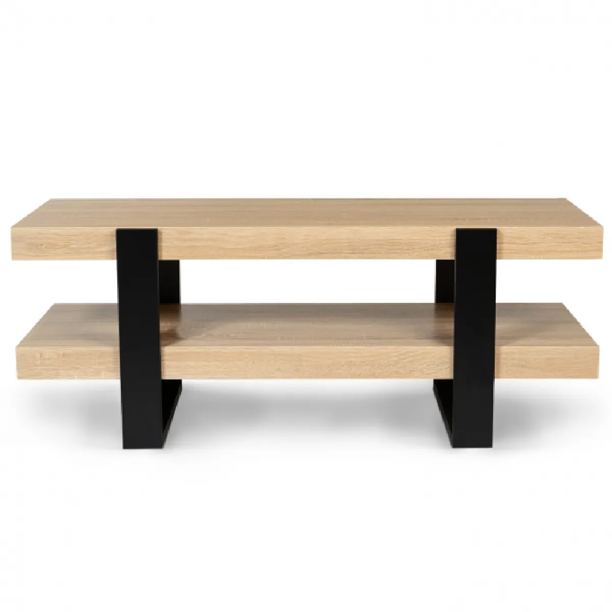 Idmarket Market Meuble TV PHOENIX - Bois et noir
