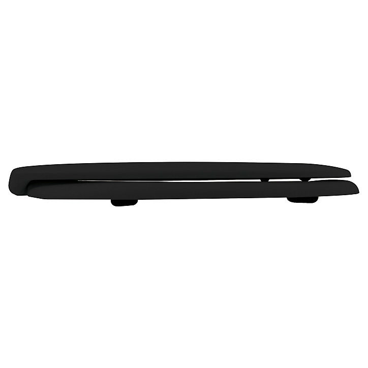 Abattant WC Spirella Neela en Duroplast coloris noir mat
