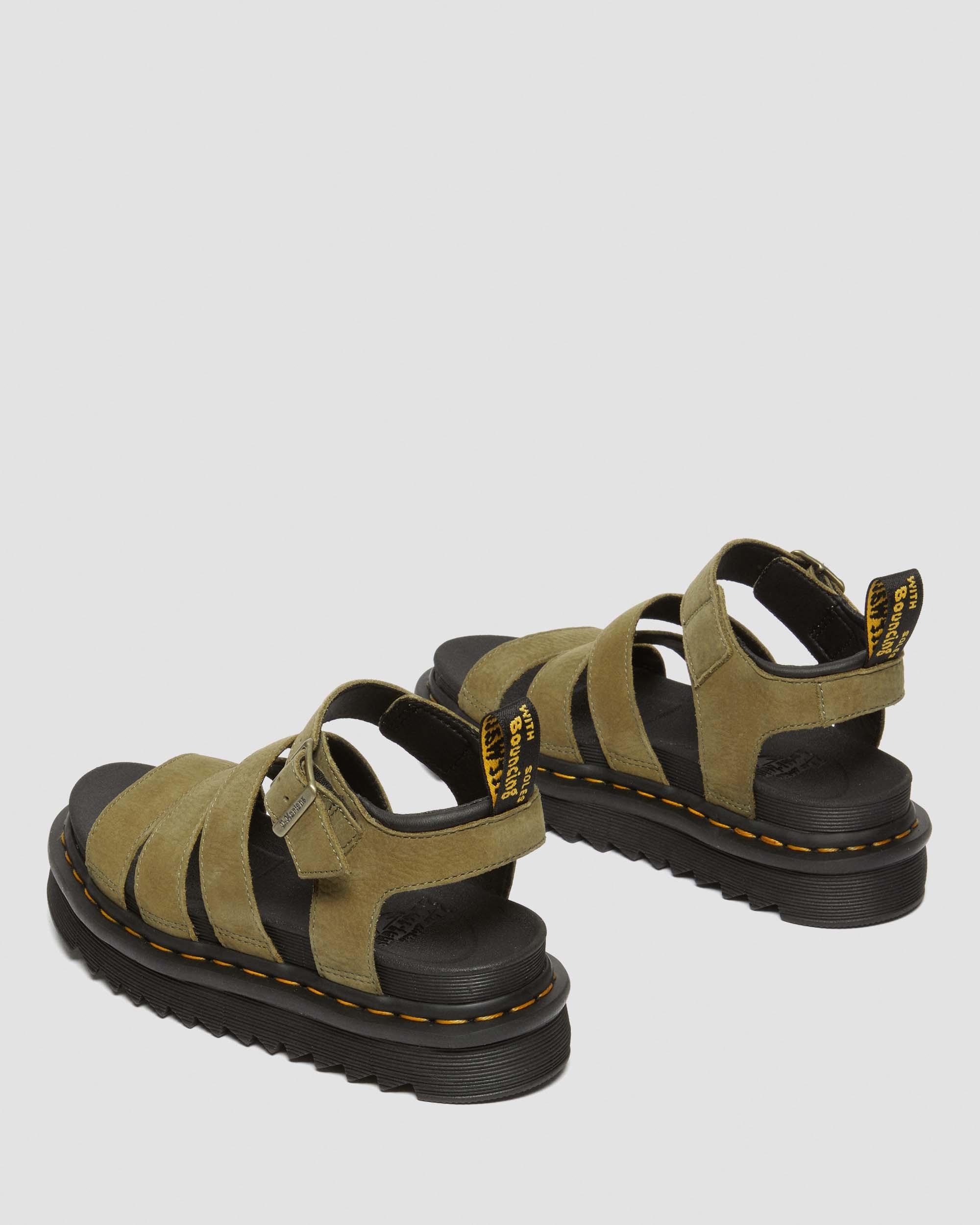 Blaire Tumbled Nubuck Leder Sandalen