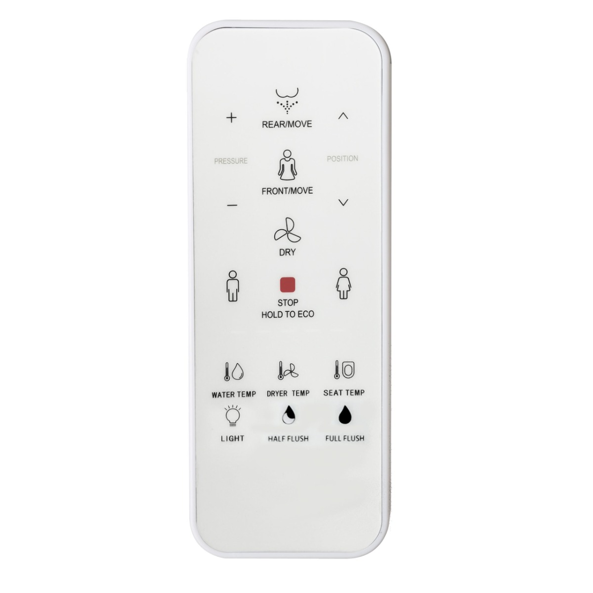 SaniGoods Smart douchewc met softclose zitting glans wit
