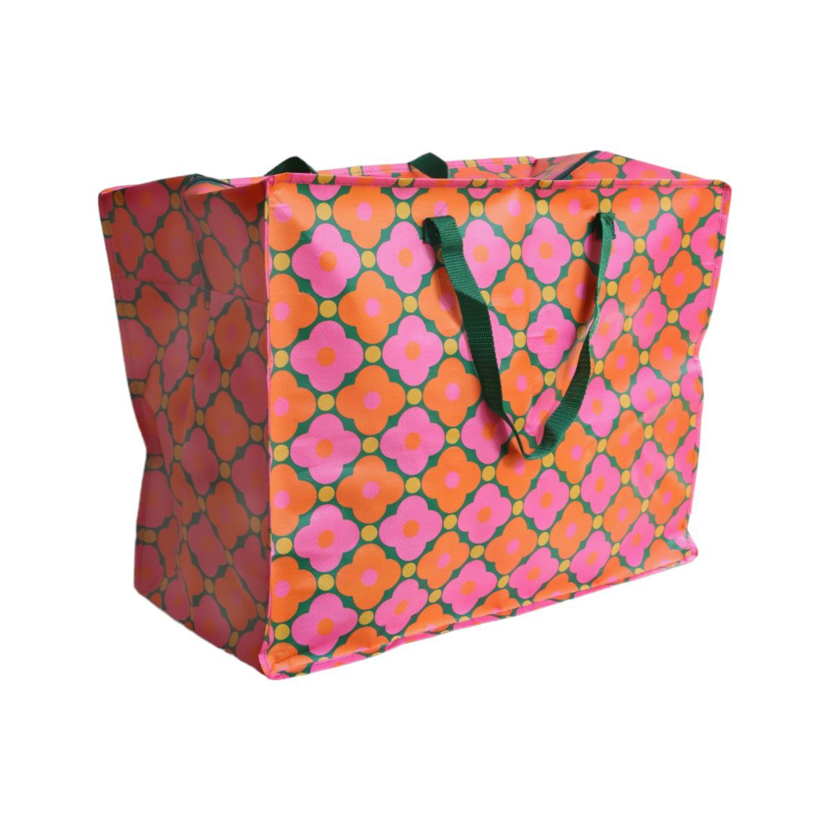 Sac de rangement à fleurs rose et orange - Copacabana party ! Jolie saison