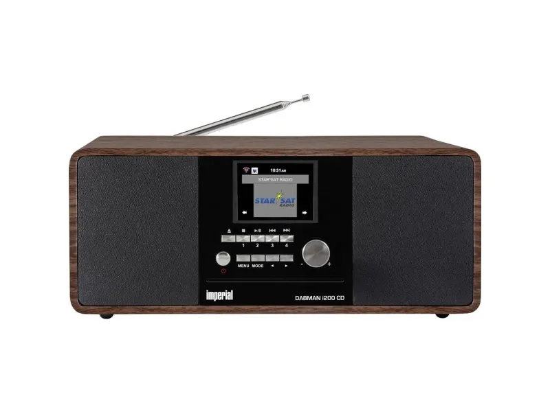 Imperial DABMAN i200 CD, Digital, DAB ,FM,UKW, Afspiller, CD, 20 W, 7,62 cm (3