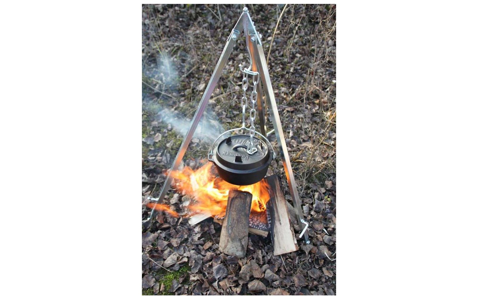 Petromax Dreibein mit Kette & Haken