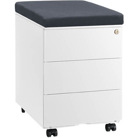 Caisson mobile métal Bruneau avec coussin