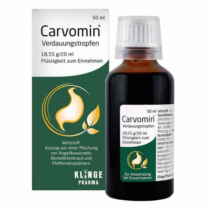 Carvomin Verdauungstropfen, 50 ml