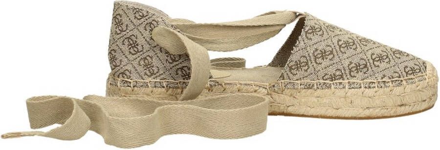 Bruin Tinten Jalene3 Espadrilles Dames Beige
