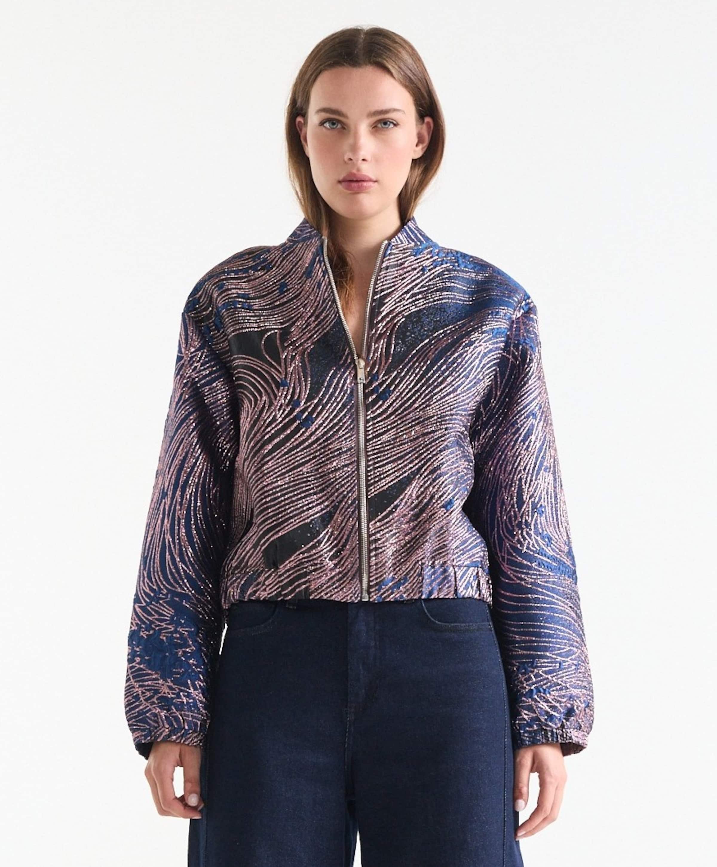JANSEN Amsterdam Dames jas blauw