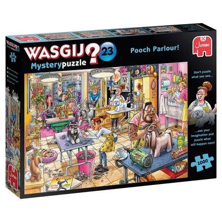 Jumbo Spiele Puzzle - Wasgij Mystery 23: Pooch Parlour! 1000 Teile