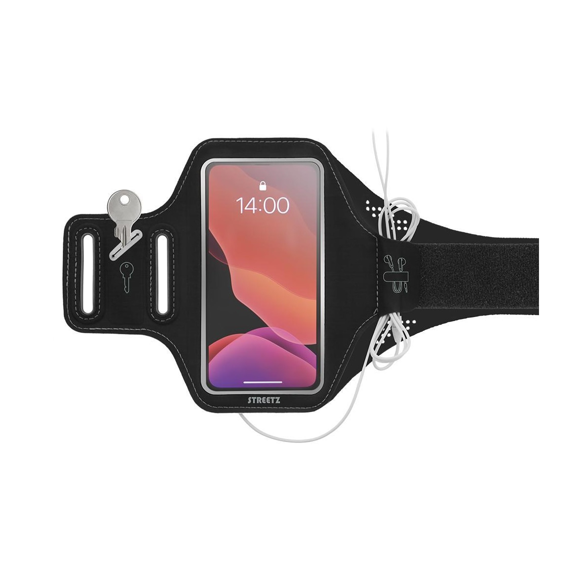 Sport armband reflective fits up to most 6.5