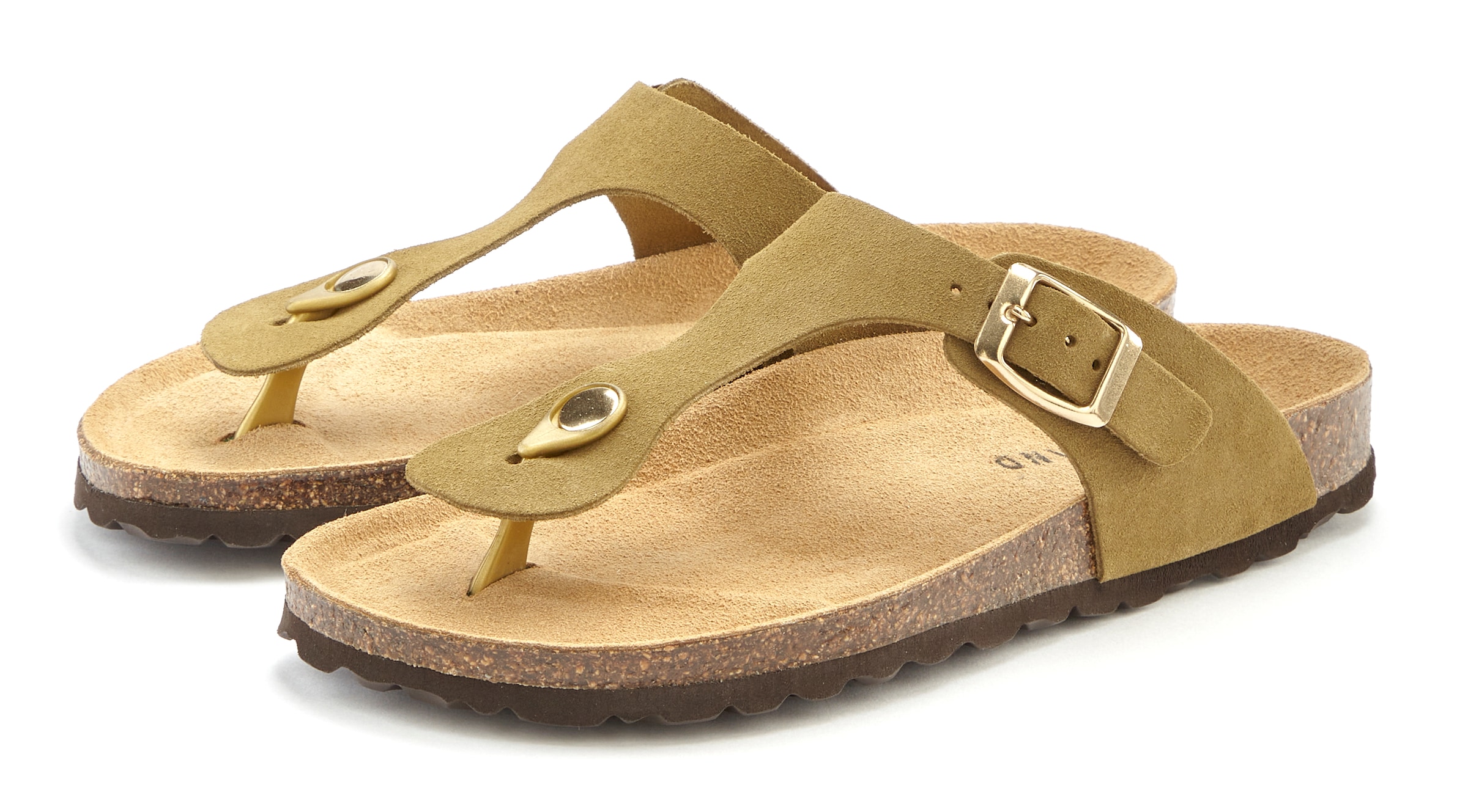 Elbsand Pantolette »Mule, Sandale, offener Schuh, Zehentrenner«  aus hochwertigem Leder mit Komfortkorkfussbett, Unisex