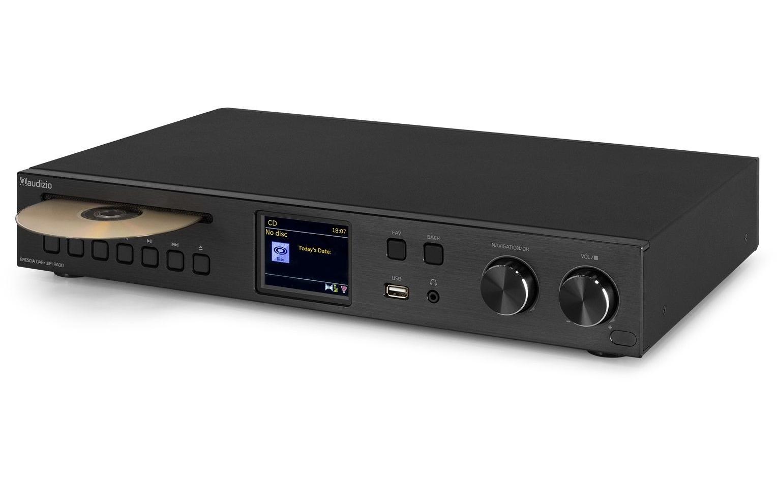 Internet Radio Brescia Schwarz<br>All-in-One-Musiksystem