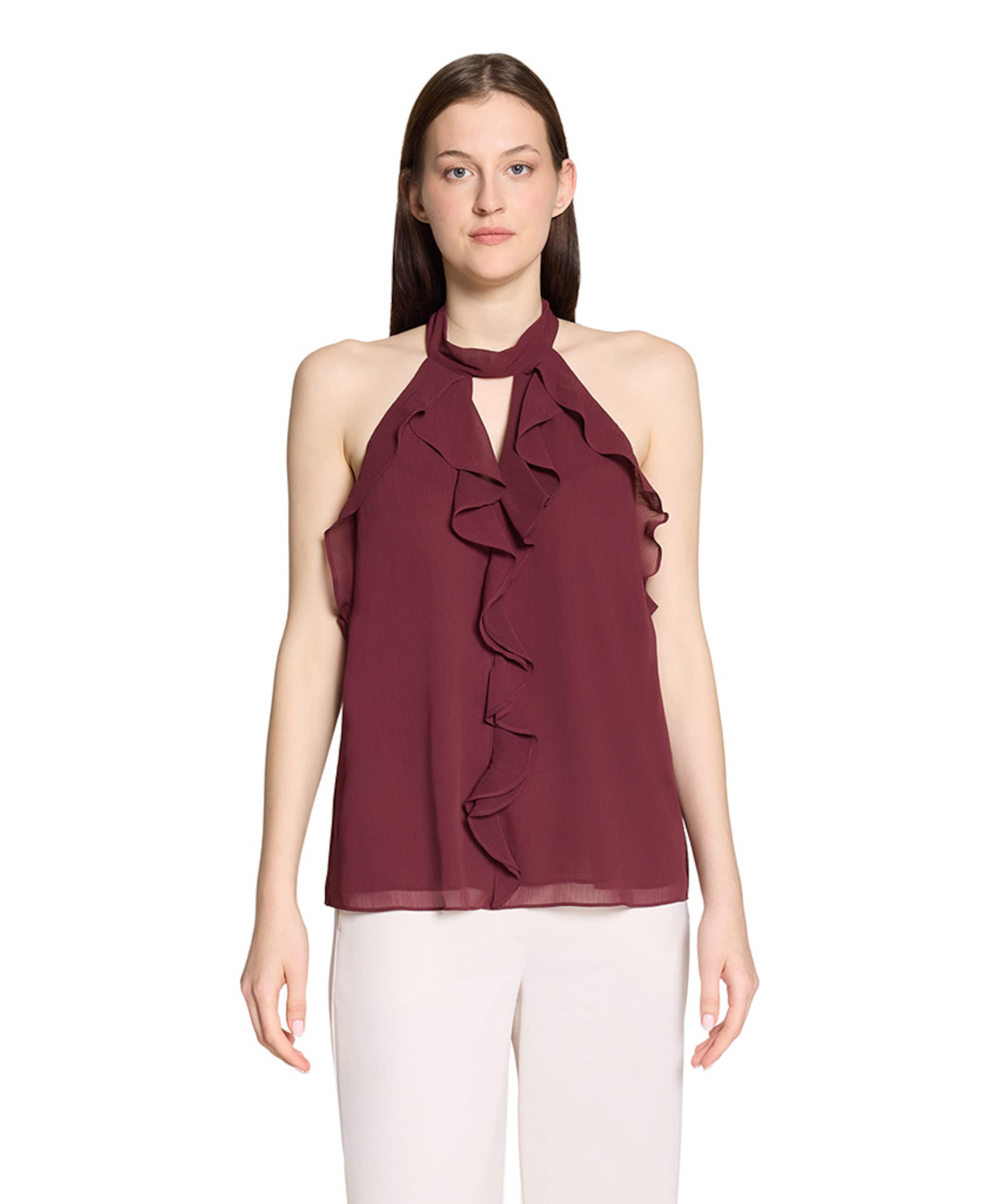 Vera Mont Dames top bordeaux