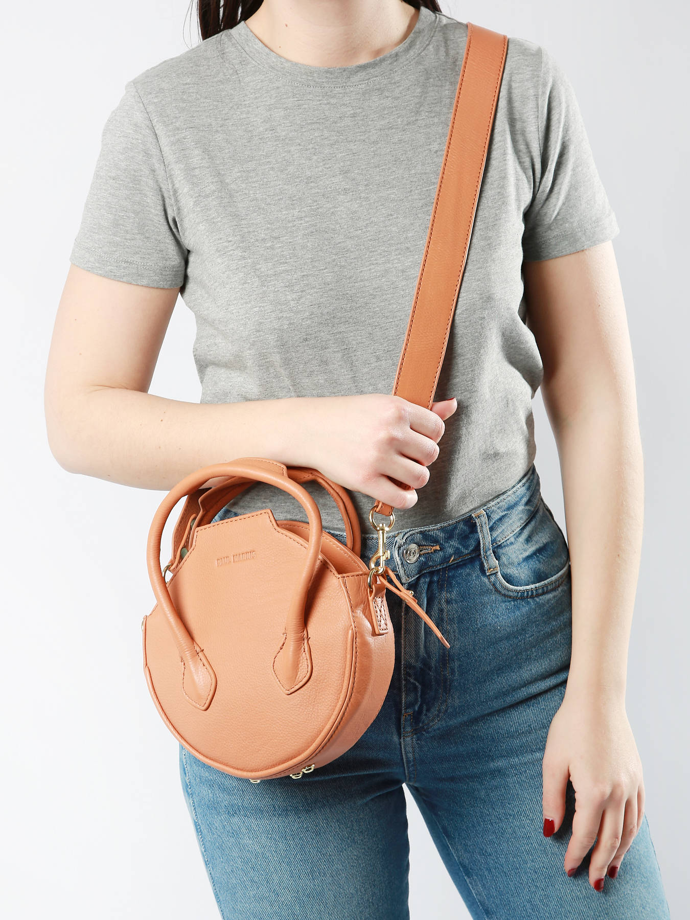 Sac bandoulire Aline Art Dco cuir PAUL MARIUS