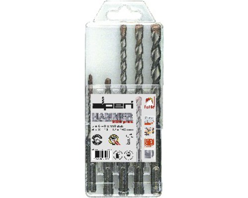 Alpen SDS-Plus 5-delige steenborenset
