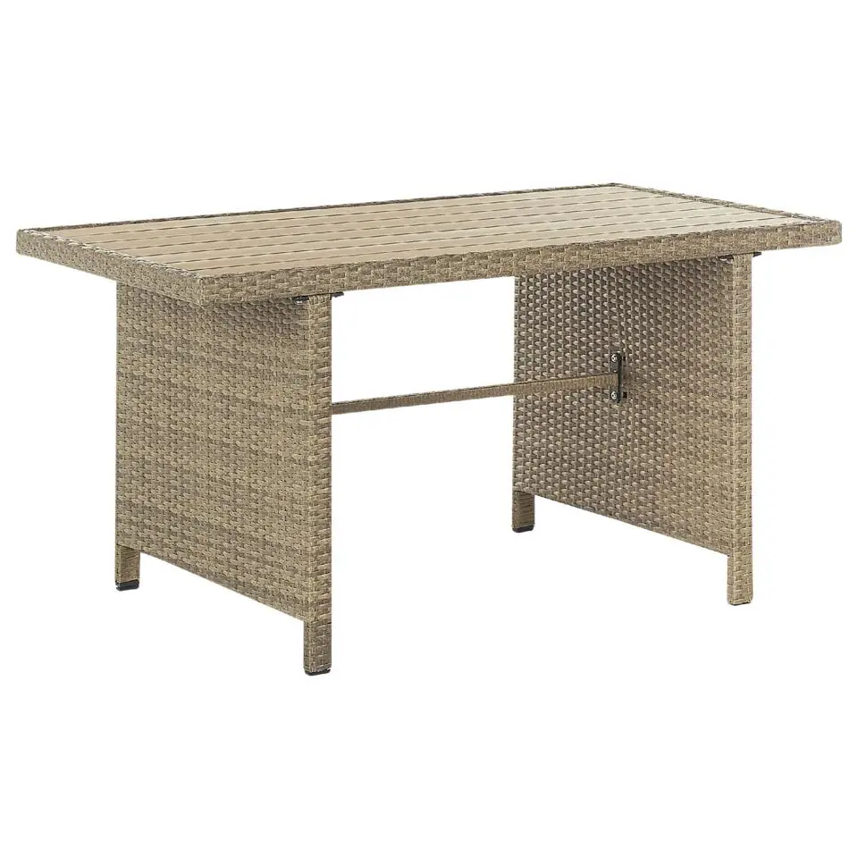 BARDI - Loungeset voor 5 - Wit - PE rotan