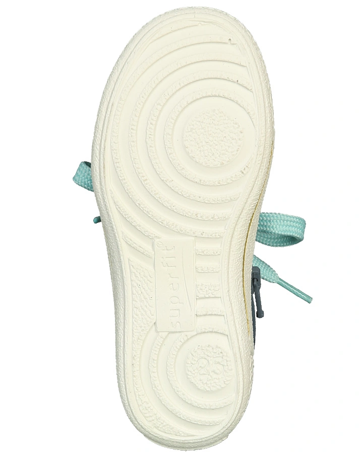 Schnürschuhe TENSY - BLUMEN in blau