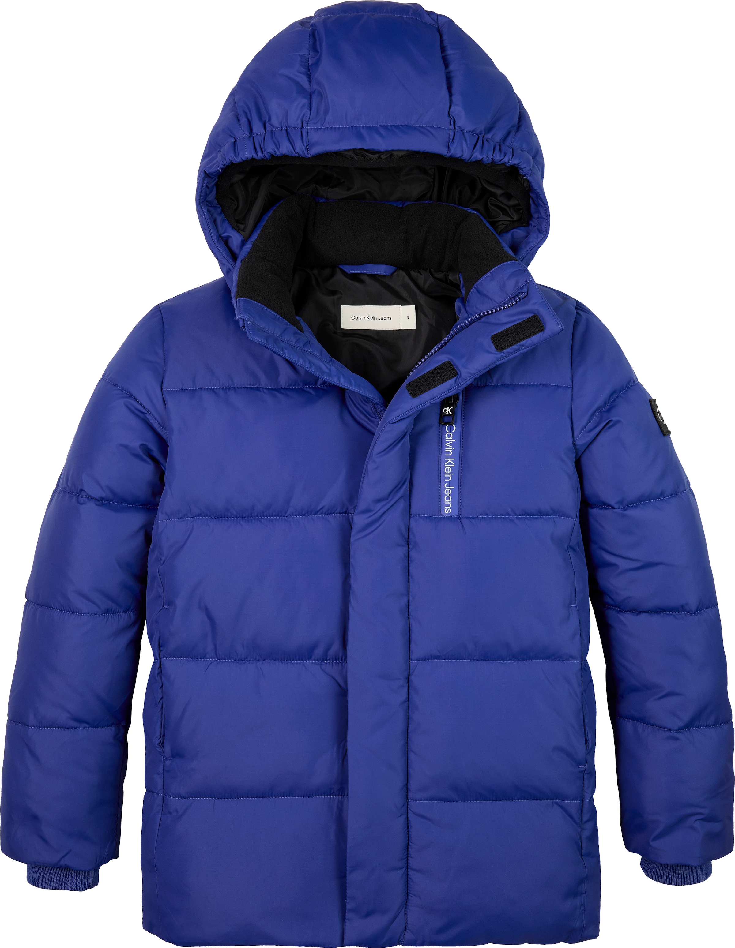 Calvin Klein Jeans Winterjacke »ESSENTIAL PUFFER JACKET« mit Kapuze für Kinder bis 16 Jahre und mit Logopatch