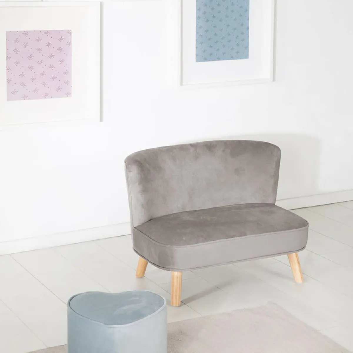 Roba Canapé pour enfants Lil Sofa - Gris argenté