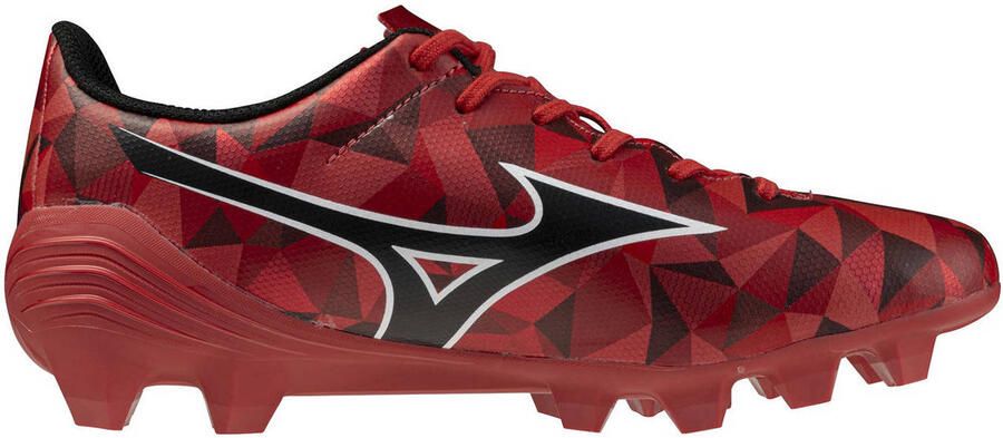 Mizuno Alpha II Select FG junior voetbalschoenen rood zwart goud