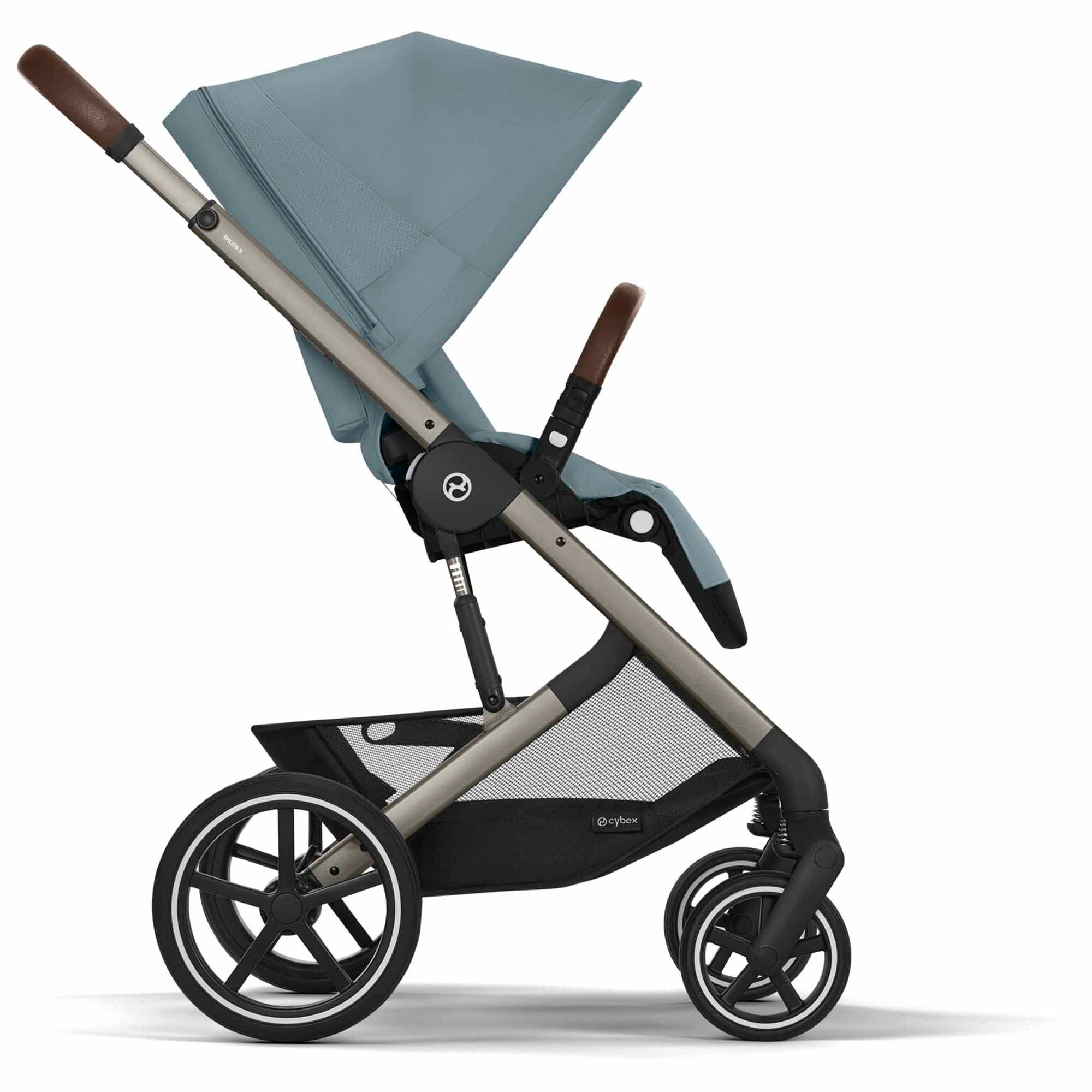 Cybex Balios S Lux Stormy Blue - frames met zit - Prénatal