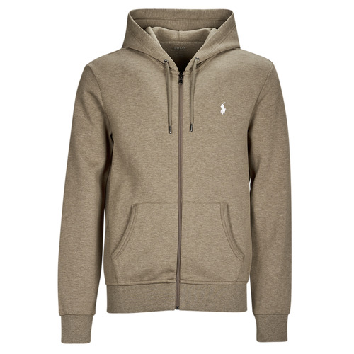 Polo Ralph Lauren - SWEATSHIRT ZIPPE EN DOUBLE KNIT TECH Marrón / China / Cedar / Heather