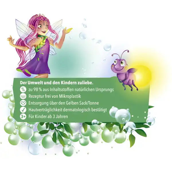 Kids Glitzer Schaumbad Feenstaub