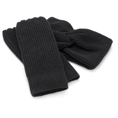 Damen-Stirnband, Schwarz