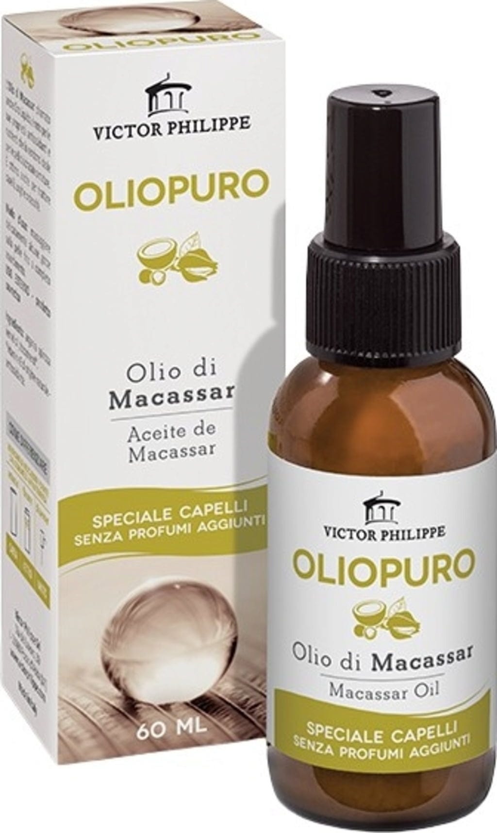 VICTOR PHILIPPE  OLIOPURO Macassar Oil, 60 ml