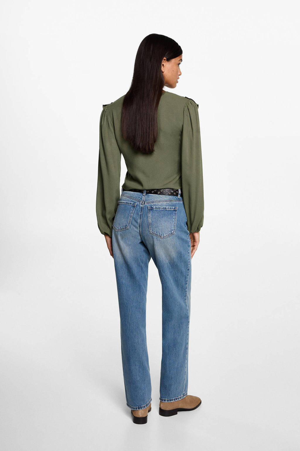 MANGO TEEN blousetop kaki