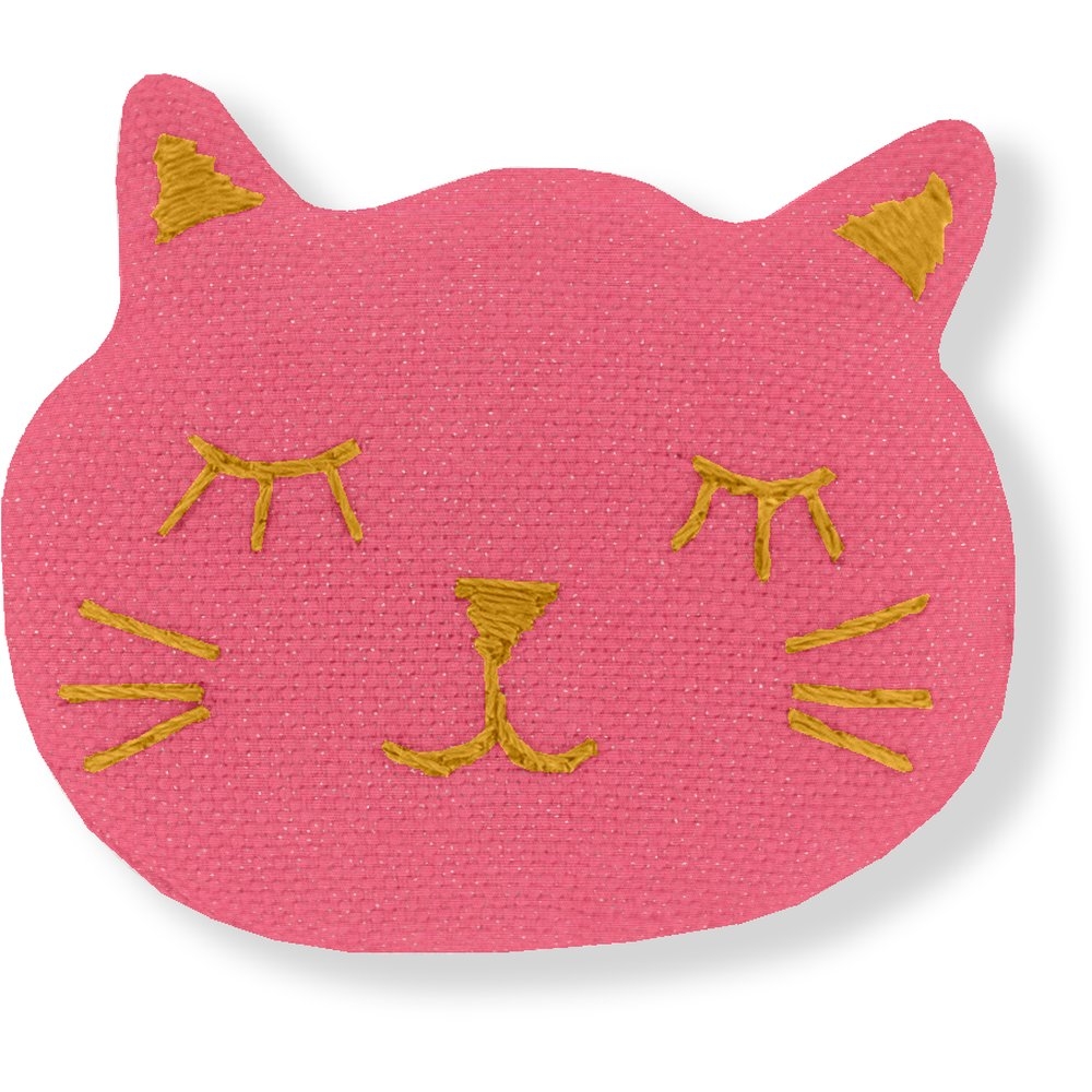 Barrette Miaou Rose Pailleté